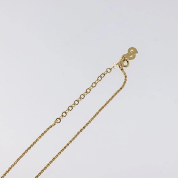 Christian Dior Necklace metal Gold Tone Auth 125895 - Picture 4 of 10